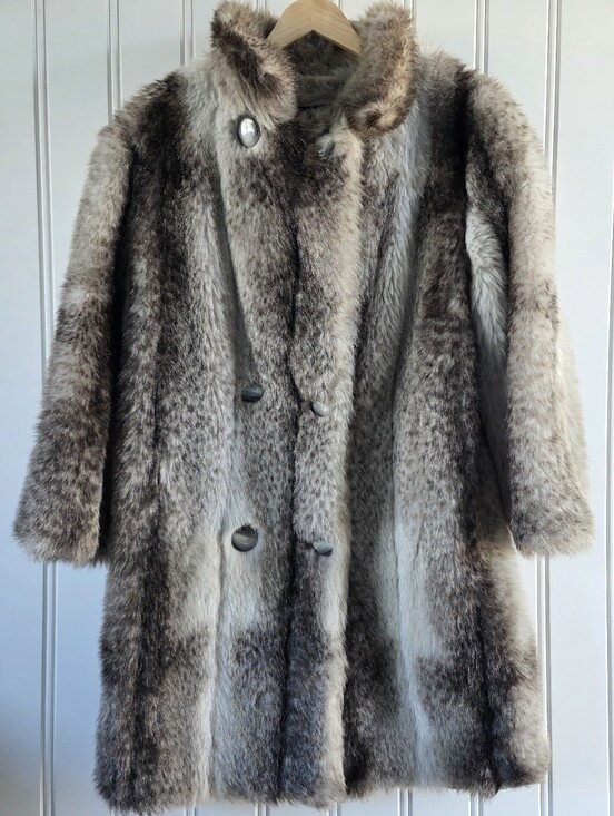 Tissavel of France Jackets & Blazers - Vintage Sears Tissavel France Faux Fur Plush Long Winter Coat